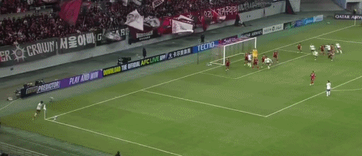 kaiyun-半场：神户胜利船1-0首尔，图尔勒头球破门